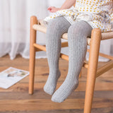 Children Spring/Autumn Tights Cotton Baby Girl Breathable Pantyhose Kids Infant Knitted Collant Tights Girls