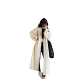 Autumn Dress Girl Korean Version Of Chic Loose Fashionable Over-Knee Heavy Knitted Pneuumbly Horse Sea Hair Sweater