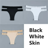 Seamless Underwear Silk Women's Plain Color Panties Lady Invisible Underpants Girls Briefs Smooth Panty Sexy