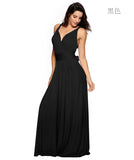 black White Backless Maxi Summer Dress Women Vintage elegant beach Boho Club Party dress Long bodycon Dresses vestidos