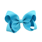 Solid Grosgrain Ribbon Hair Bows With Clip For Cute Girls Handmade Hair Clips Barrettes Hairpins Kids Hair