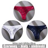 3PCS/Set Thongs Woman MeshTransparent G-String Women's Thong Comfortable Casual Female Low Waist Thong Intimate