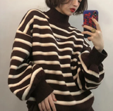 Grandma Striped SweaterOutfit