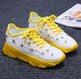 Shoes Woman Crystal Sneakers Women Platform Shoes White Casual Shoes for Women Breathable Walking Shoes Zapatos De