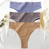 New Seamless Women's Panties Set High Waisted Thongs Woman Comfortable Women's Cotton Briefs Sexy Underpants For