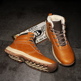 And Winter Rubber Warm Men Sgs Round Head Brown Flat And Retro