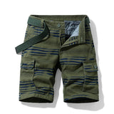 Summer New Men's Casual Retro Classic Pocket Overalls Shorts Jacket Fashion Twill Cotton Camouflage Shorts Men's