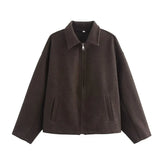 Women's 2025 Explosion Vintage Fashion Casual Long Sleeve Jacket