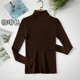 Basic Turtleneck Women Sweaters Autumn Winter Thick Warm Pullover Slim Tops Ribbed Knitted Sweater Jumper Soft Pull