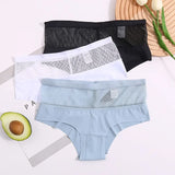 Perspective High Waist Women's Panties Seamless Underwear Women See-Through Underpants Girls Intimates Lingerie