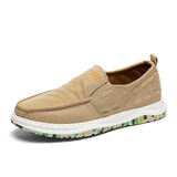 Loafer New Driving Lazy Canvas Shoes LightMen's Vulcanized Shoes Breathable Footwear Men's Flat Shoes Sneaker