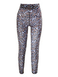 Leopard Print Skinny Y2K Pant Women Sexy Mesh Transparent High Waist Slim Trousers Summer Hipster Bottoms