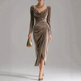 Women's Dress 2025 Fashion Temperament Short Dress V-Neck Short-Sleeved With Casual