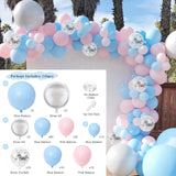 Silver Macaron Birthday Balloon Garland Arch Kit Party Foil Metal Balon Weding Baby Shower Birthday Party Decor Kids