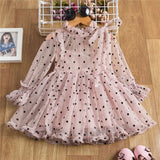 Dresses 2021 Fashion Girl Dress Lace Floral Design Baby Girls Dress Kids Dresses For Girls Casual Wear Children