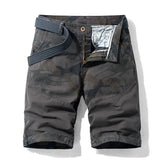 New Summer Overalls Shorts Men Cool Camouflage Summer Hot Sale Cotton Casual Men Shorts Striped 5-Point