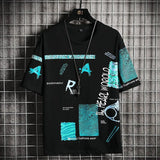 T-Shirt Men's Spring and Summer 2022 New Casual Trend Pure Cotton Tide Brand Ice Silk Men's Bottoming