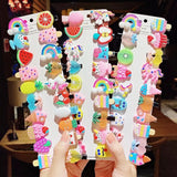 New Girls Cute Cartoon Ice Cream Unicorn Hair Clips Kids Lovely Hairpins Headband Barrettes Fashion Hair