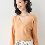 Zingj Neck Sweater Female Spring And Autumn Bottom Shirt Loose Show Thin Inside With A Long Sleeve Knit Sweater Thin Women's Wear-Outfit