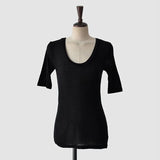 Quality Plain T Shirt Women Cotton Elastic Basic T-shirts Female Tops Frivolous thin Korean Top Summer T-shirt