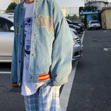 Autumn Corduroy Baseball Racer Jacket Coat Bomber Women Clothing Clothes Female Harajuku Streetwear Gothic Plus Size