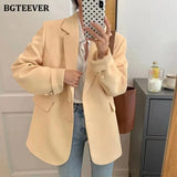 New Spring Autumn Loose Women Jacket Blazer Casual Notched Collar Long Sleeve Female Jackets 2021 Ladies Suit