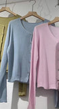 Spring And Autumn New Korean Simple Knitted Cardigan Omnipotent Solid Color V-Neck Long-Sleeved