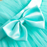 Girl Tutu Dress Headband Outfit Bowknot Clothes Baby Summer Dress Infant Party Wear Christening Gown 1 Year