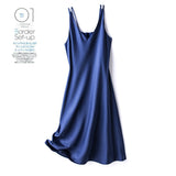 Zingj Chiffon Dress Retro Cold Wind With Long Skirt Spring Long French Halter Skirt-Outfit