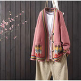 cardigan women's jacket loose Korean style lazy wind outside knit sweater autumn winter new