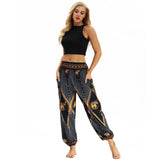 Casual Trousers Ethnic Style Pop