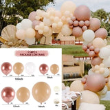 Silver Macaron Birthday Balloon Garland Arch Kit Party Foil Metal Balon Weding Baby Shower Birthday Party Decor Kids