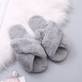 Zingj Slippers Female 2023 Spring Autumn New Women's Moon Flat Bottom Home Indoor And Outdoor Wear Plush Cotton Mop- Outfit