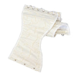 New Milk White Relief Flower Short Girded 16Cm3 Buckle Fish Bone Support Lol Rita Waist