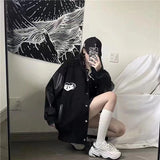 Black Retro Jacket Baseball UniformOutfit