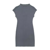 New Stretch Slim Sleeveless Knitted Short Dress