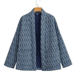 Autumn 2025 Women's Ethnic Style Quilted Cotton Printed Cotton Clothes And Cotton