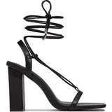Ankle Strap High Heel Sandals Women Summer Square Thick Heel Fashion Cool Slippers