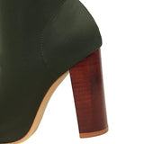 New Socks Boots Fashion Ankle Boots For Women Boots Balck Pointed Toe Elastic Heels Shoes Fetish Autumn Winter Female