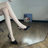 Wears Elegant Fashion Shoes Women 2025 Summer Burst High Heels Korean Version Of The Thin And Anti-Slip