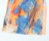 Tie Dye Tulle Long Dress Women Summer Slip Bodycon Dress 2023 Backless Sexy Summer Dresses Midi Evening Party
