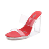Zingj New Korean Version Of The Show Model Shoes Fine Heel Sexy Black Waterproof Table 11CM High Heel Sandal Female