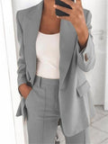 Fashion Lapel Slim Cardigan Temperament Suit Coat Women's Wear Blazer Women Colorful Blazer Jacket for Women Woman
