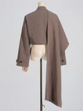 Zingj Personality Suit Jacket Female 2024 Summer New Long Sleeve Short Jacket Advanced Sense Shawl Style Small