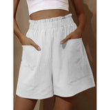 Cotton Linen Bud High Waist Fashion