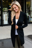 Women Long Sleeve New Female Elegant Pocket Knitted Outerwear Sweater High