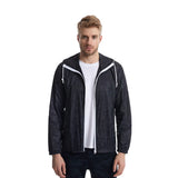 2024 New Lightning Colorful Reflective Sunscreen Clothing Thin Jacket Men And Women's Outdoor Hooded Skin Clothing Jacket-Outfit