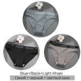 Women's Cotton Briefs Women's Panties Sexy Female Underpants Solid Color Panty Intimates Women Underwear M-2XL