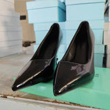 Zingj Photo Single Shoes Women 2023 Spring Autumn New Fashion High Heels Women's Lacquer Leather Tip-Outfit