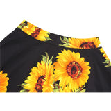 Autumn Pleated Skirts 2021 Womans Saias Midi Faldas 50s 1950s Vintage Women Big Swing Housewife Rockabilly Party